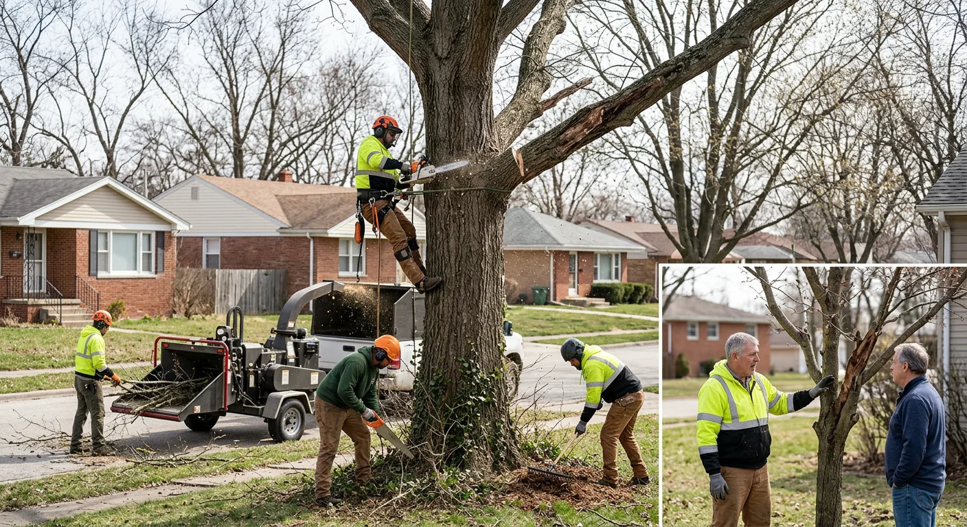 Cleared and restored residential lot ready for new use in Bellwood