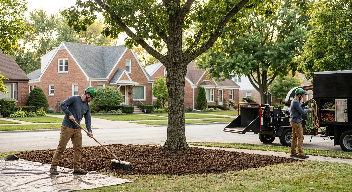 Finished Tree Service system setup by Bellwood Tree Services