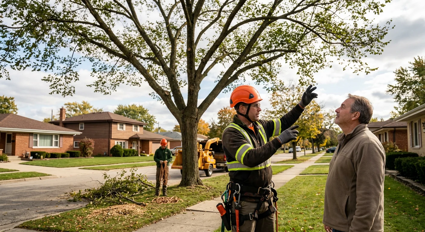Restored tree canopy showing balanced structure after professional pruning in Bellwood